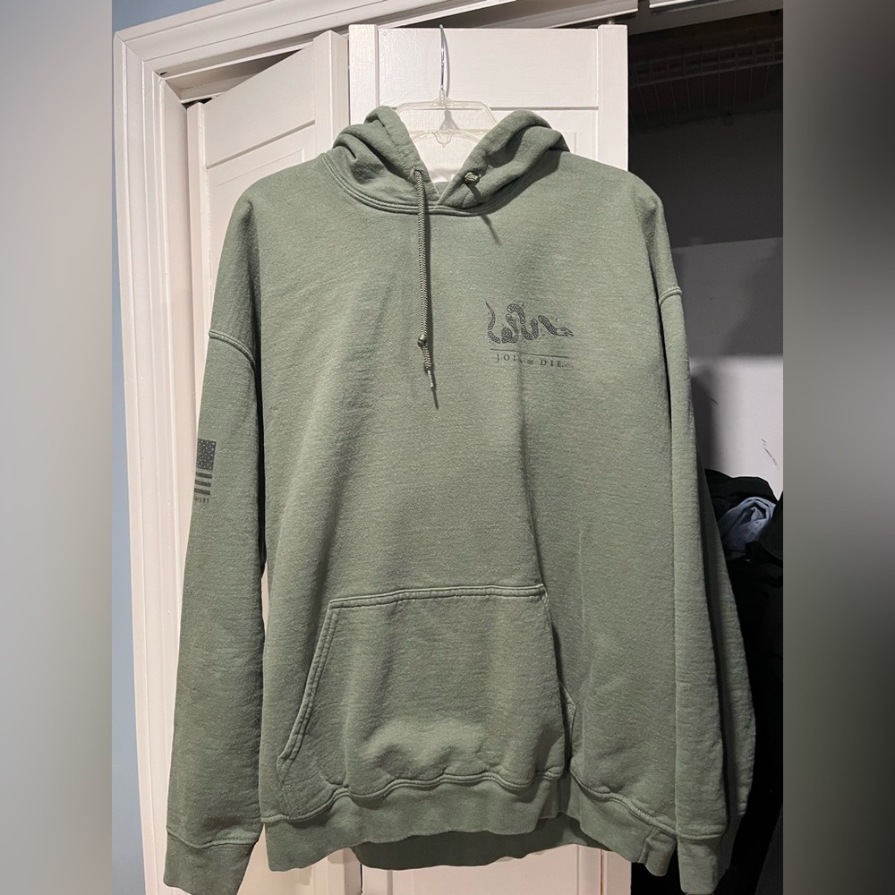 American freedom co hoodie size large
